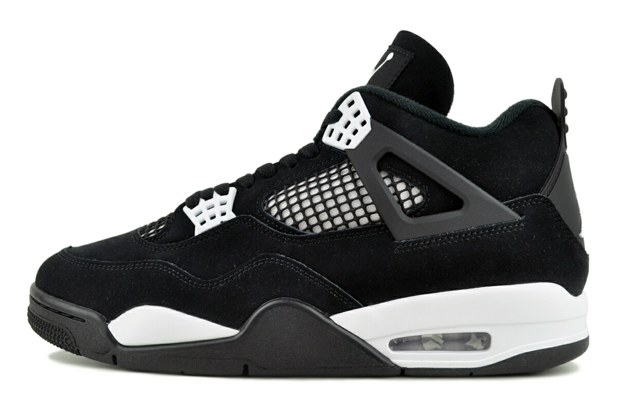 楽天市場】NIKE AIR JORDAN 4 RETRO WHITE THUNDER black/white-black