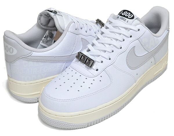 楽天市場】NIKE AIR FORCE 1 07 PREMIUM 1-800 white/vast grey-sail