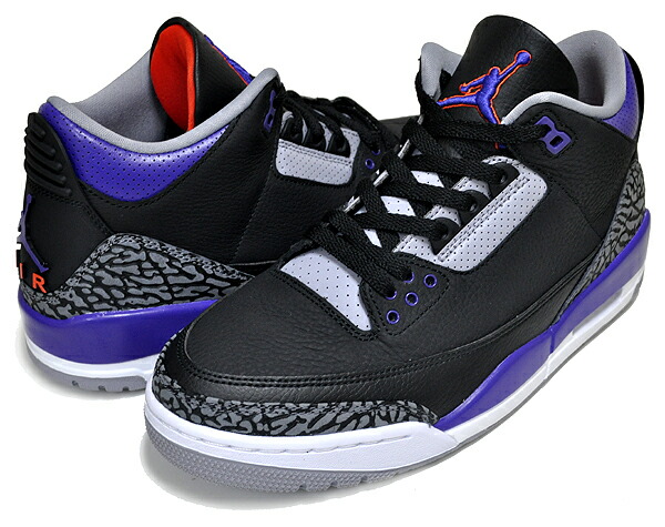 楽天市場】NIKE AIR JORDAN 3 RETRO COURT PURPLE black/court purple