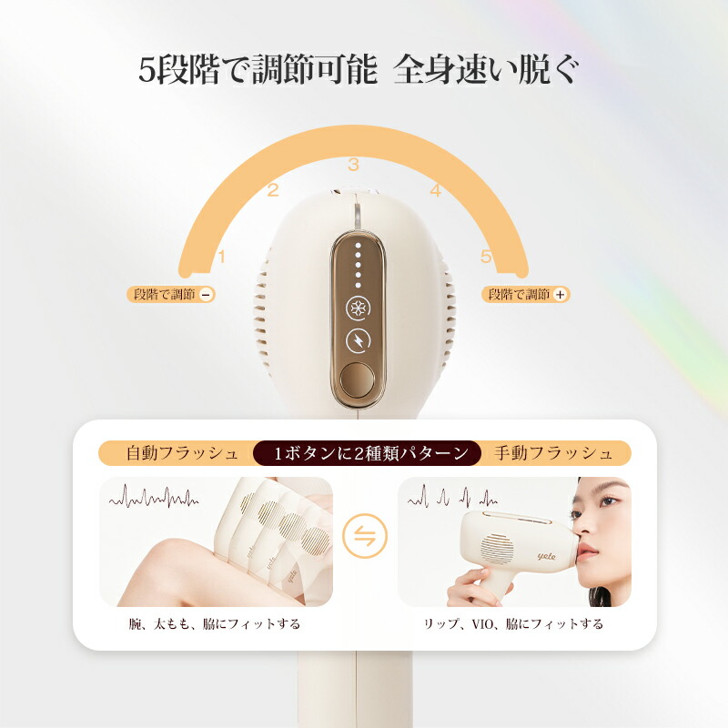 楽天市場】【supersale】マット・クリームyete（エイティー）脱毛器