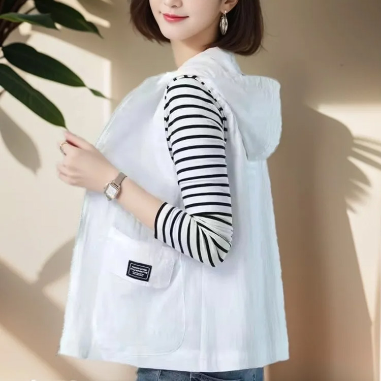 WAAC ノースリーブ ベスト フーディー パーカー 1 レディース WAAC