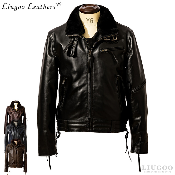 楽天市場】【20周年記念20%OFFクーポン】本革 高機能防寒仕様襟ボア