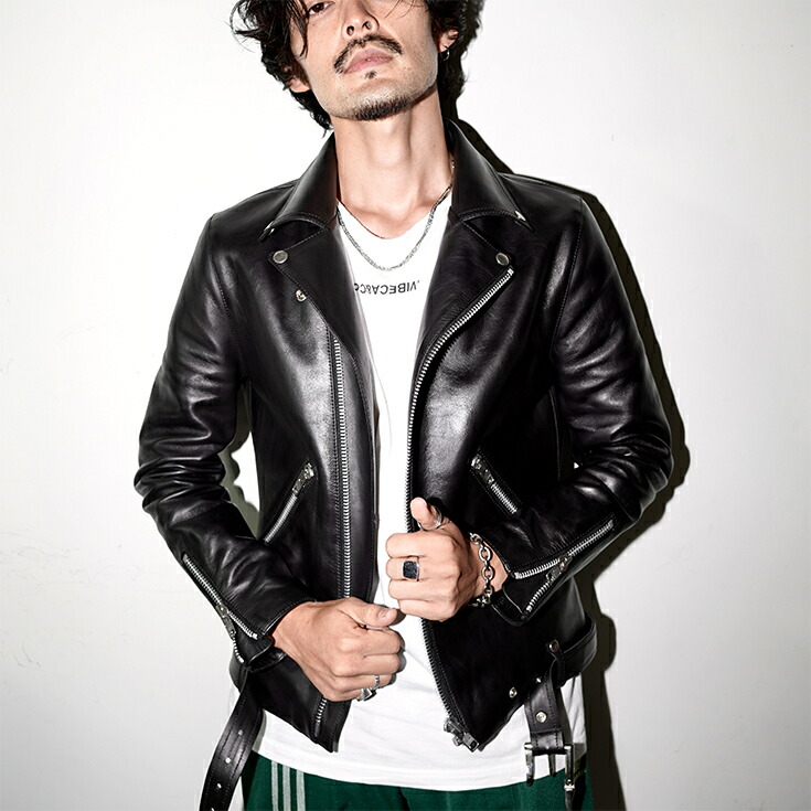 楽天市場】VALLET 本革 ダブルライダースジャケット メンズ ヴァレット