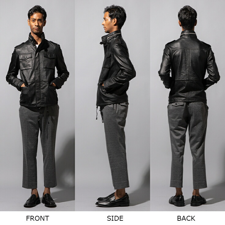 楽天市場】Horn Works 本革 M65フィールドジャケット メンズ ホーン