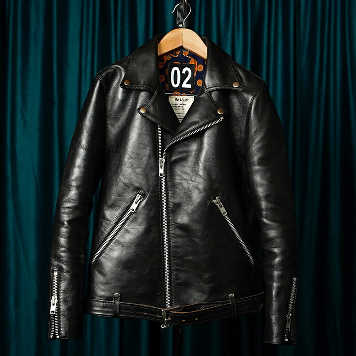 楽天市場】VaLLet 本革 ダブルライダースジャケット メンズ ヴァレット