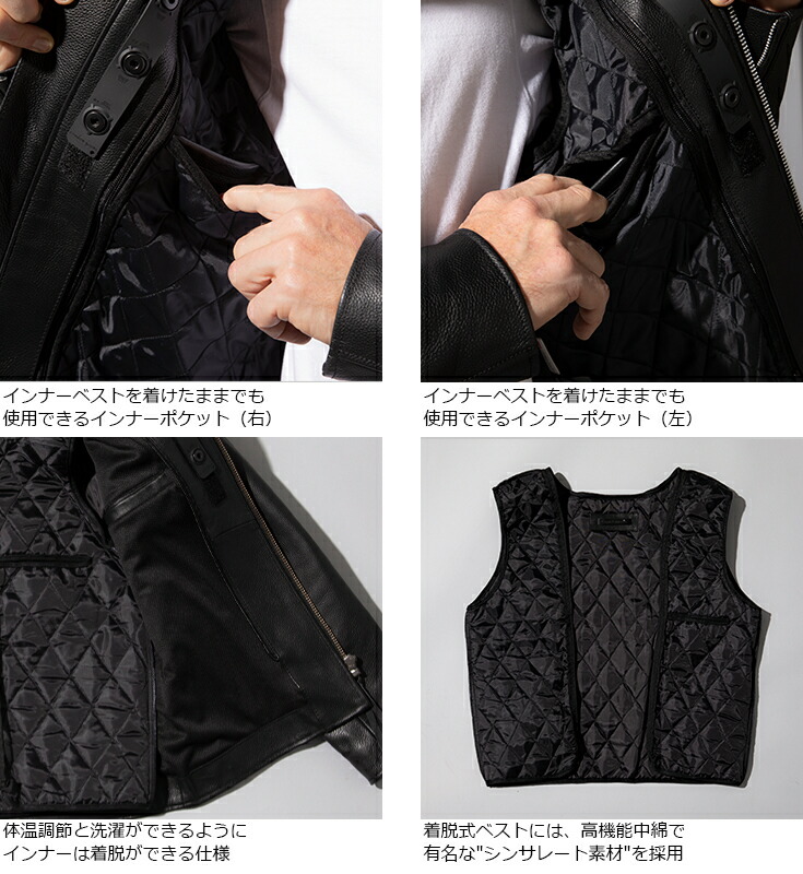 楽天市場】【30%OFFクーポン】Liugoo Leathers 本革 プロテクター付