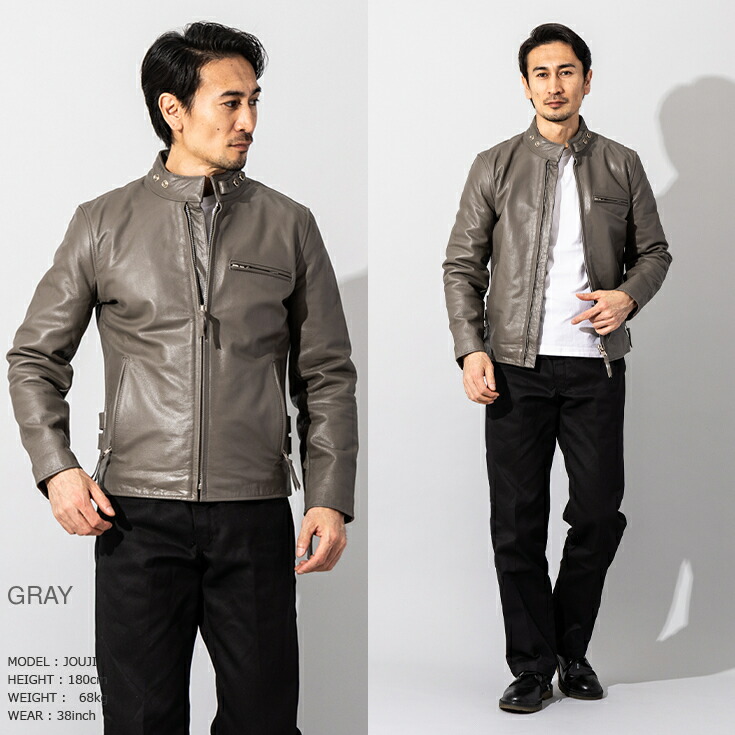 楽天市場】Horn Works 本革 USタイプ シングルライダースジャケット