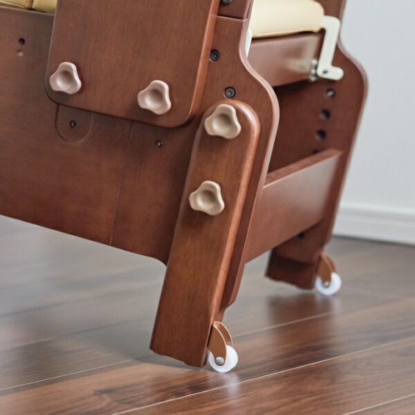 楽天市場】ポータブルトイレ 標準便座 キャスター付 家具調スマート