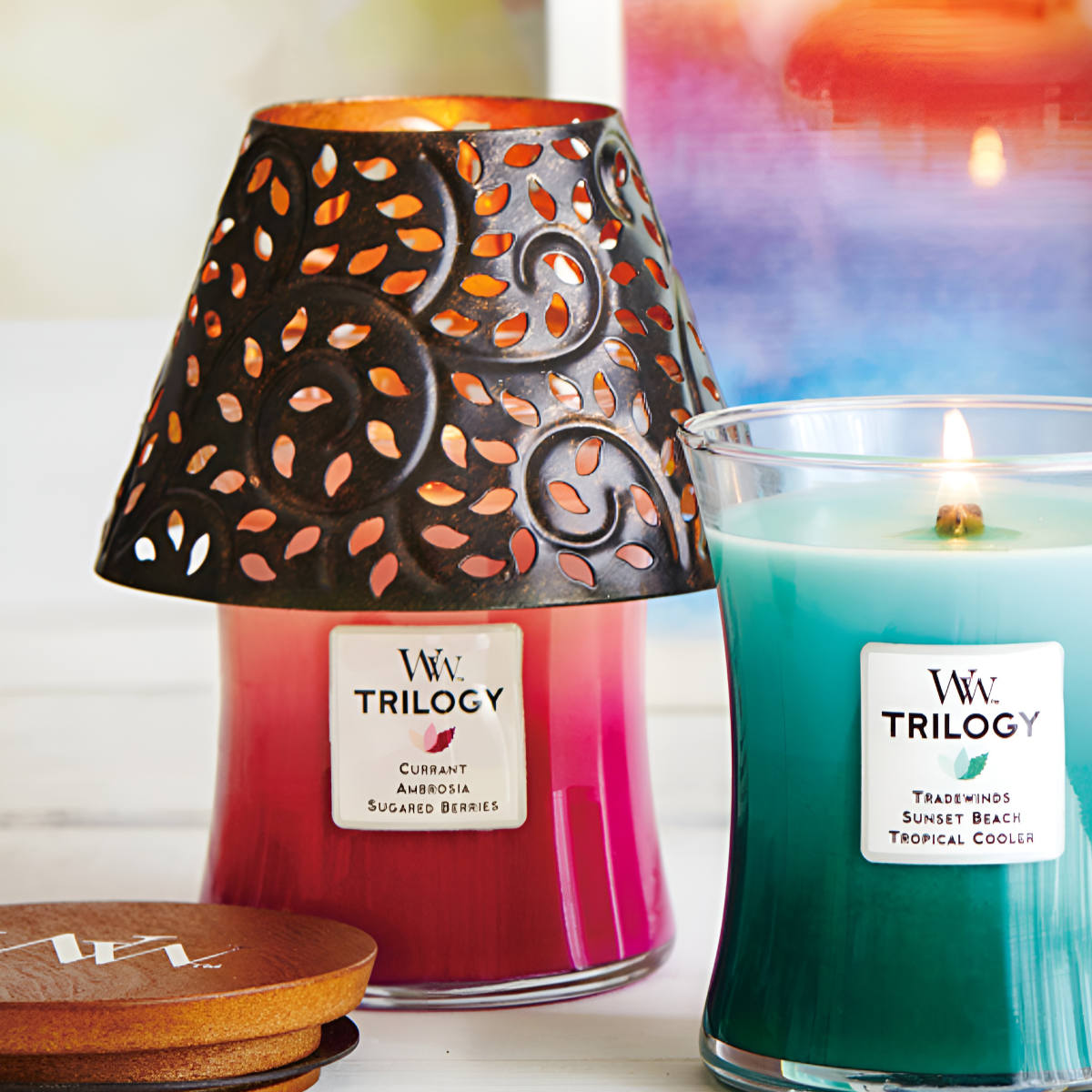 楽天市場】キャンドルシェード ジャーM用 ウッドウィック WoodWick