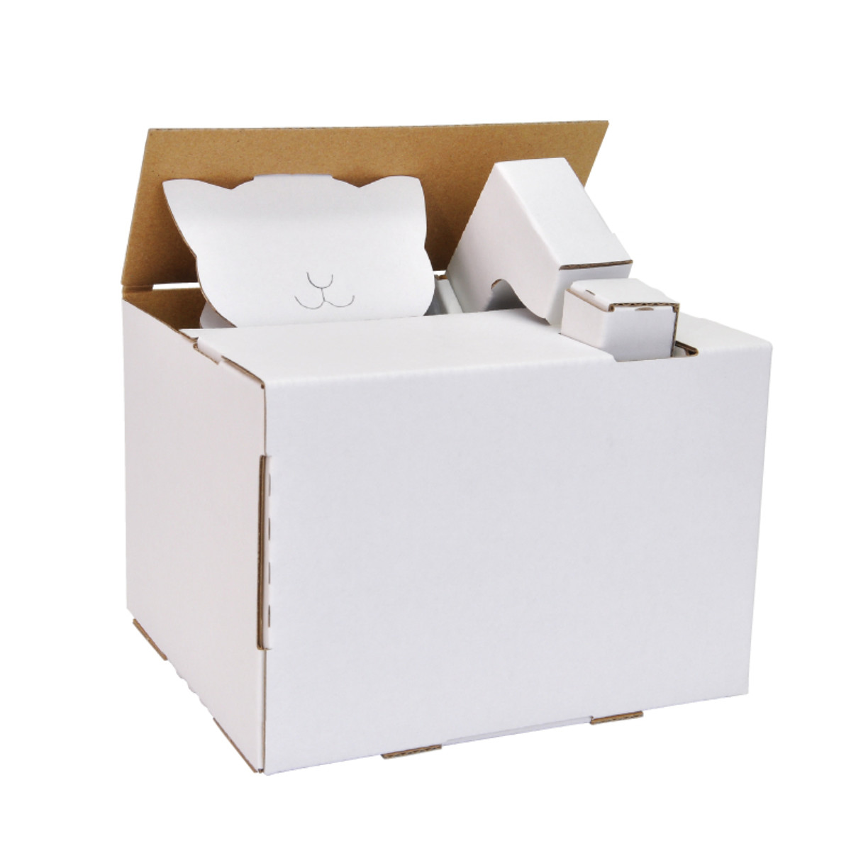 楽天市場】工作キット ダンボール ウゴック 猫の貯金箱 難易度4