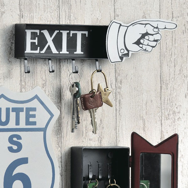 楽天市場】□在庫限り・入荷なし□ キーフック EXIT （ 鍵 収納 玄関
