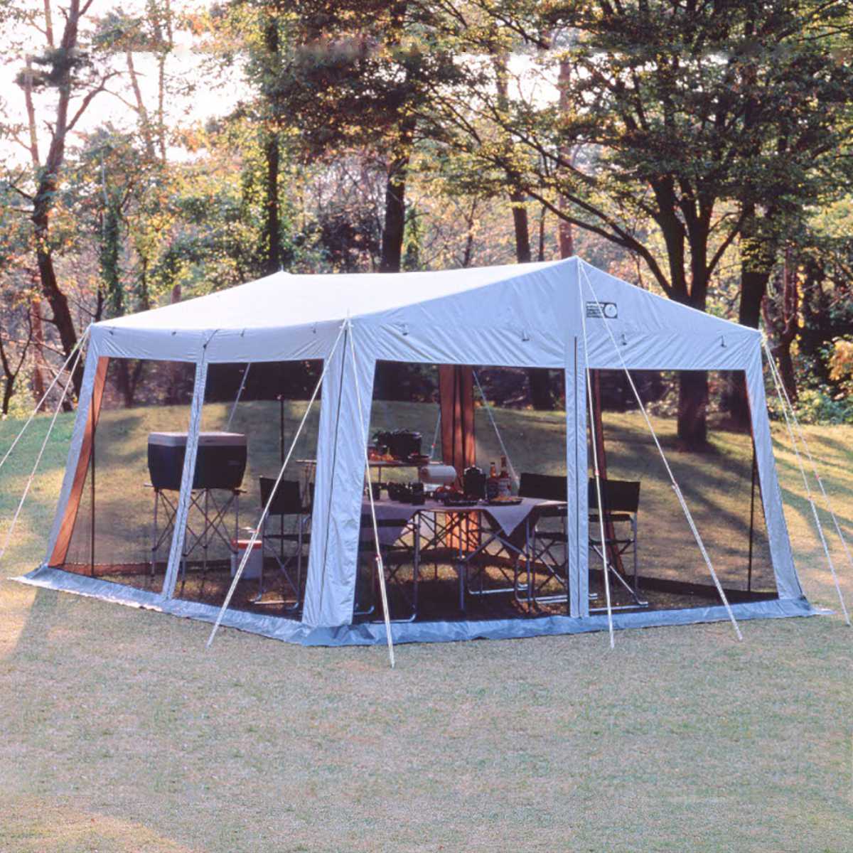 楽天市場】シェード ラニー メッシュタープテント 3.5m×3.8m キャリー