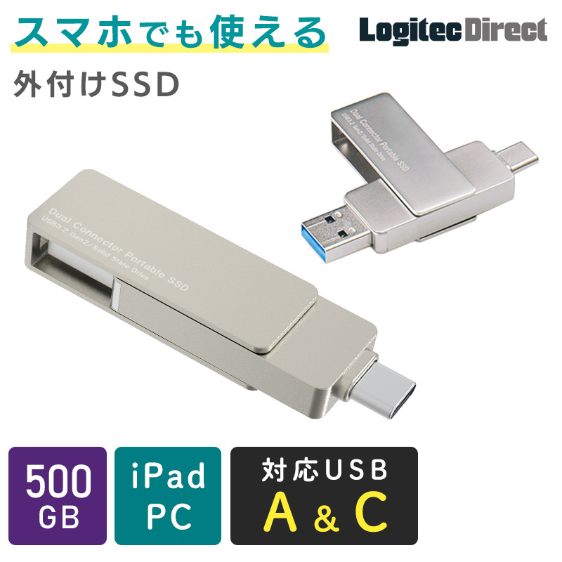 楽天市場】ssd 外付け usb-c（容量（HDD/SSD）257 ～ 500GB）の通販