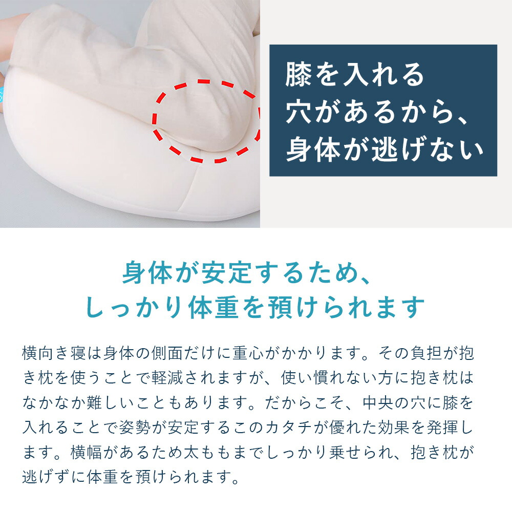 楽天市場】抱き枕 カバー付 大きい S型 体圧分散 腰 男性 固め 姿勢