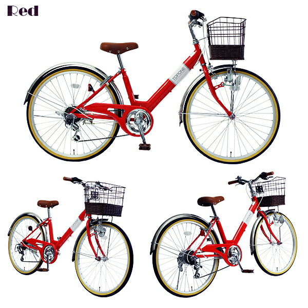 楽天市場】子供用自転車 24インチ（カラーレッド）（スポーツ