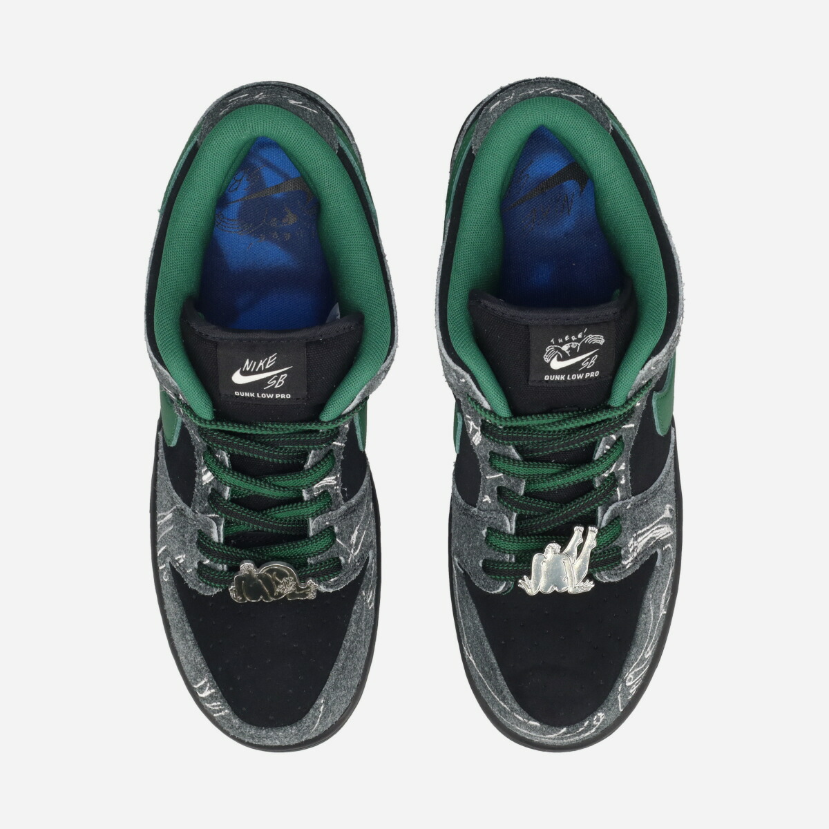 Nike sb Dunk Low Pro ブラック/グリーンゼアスケートボード 【公式通販】