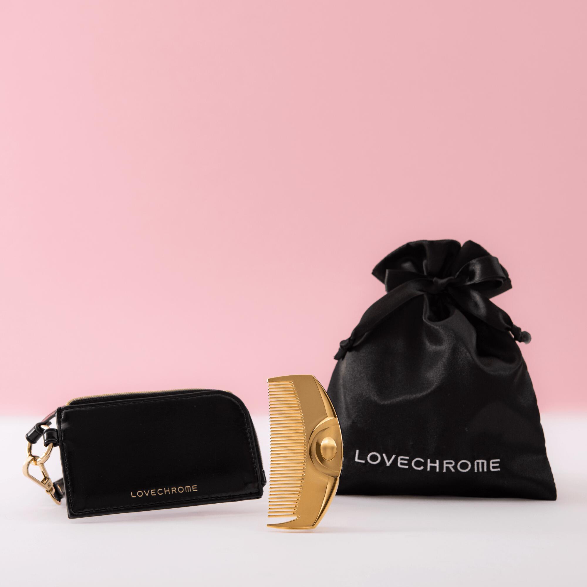 楽天市場】【公式】 ラブクロム ヘアコーム (R)K24GPツキ ゴールド