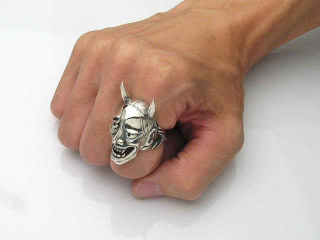 楽天市場】【シルバーアクセサリー】【送料無料】 大般若リング 【和柄