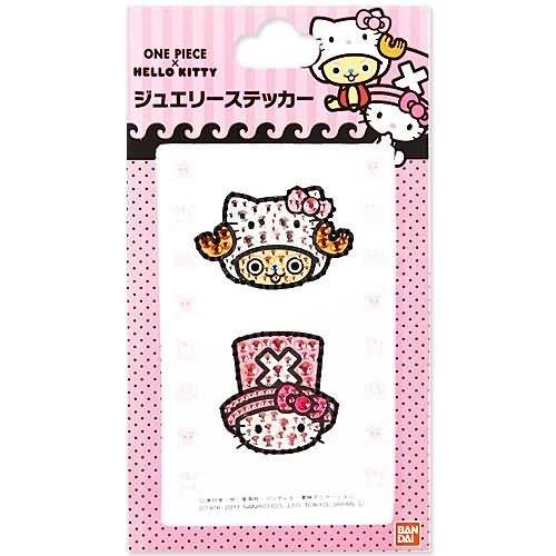 楽天市場】ハローキティ ×ワンピース ジュエリーステッカー チョッパー