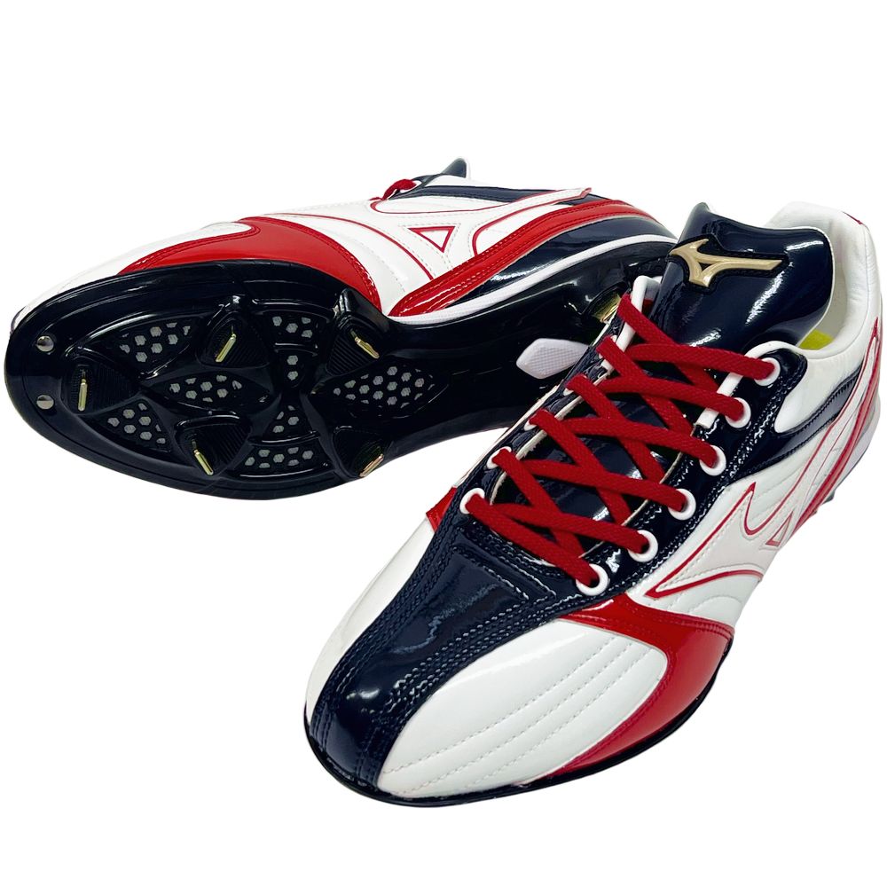 楽天市場】【サイズ交換送料無料】レッド×ネイビー ミズノ 野球