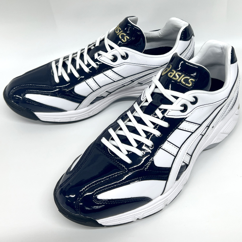 楽天市場】【サイズ交換送料無料】ホワイト×ネイビー アシックス 野球