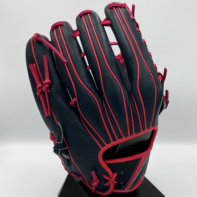 楽天市場】限定品 アシックス 外野手用 ネイビー×ピンク 野球 軟式