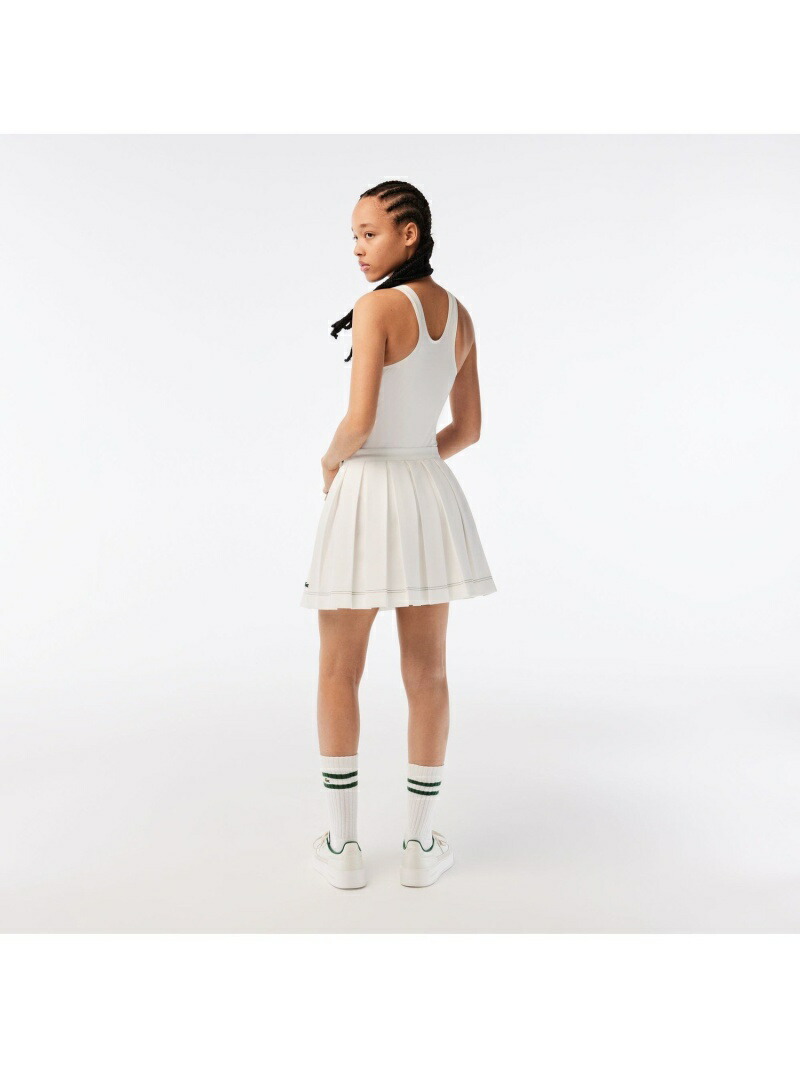 楽天市場】【SALE／50%OFF】配色ステッチプリーツテニススカート