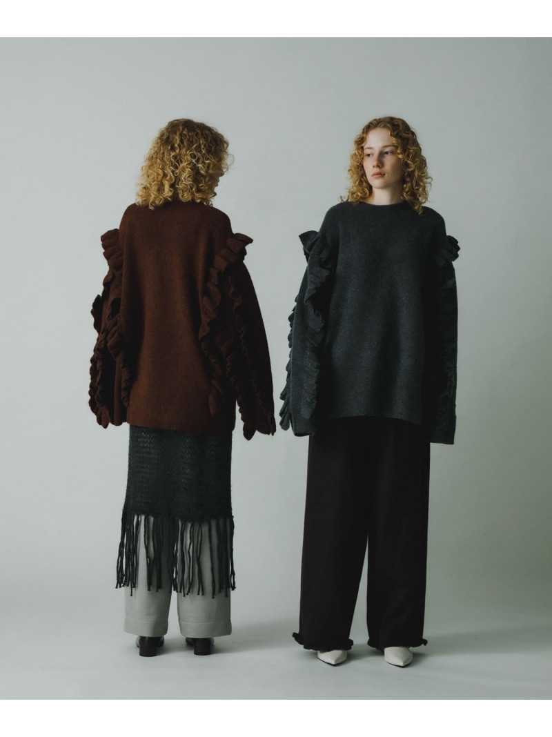 楽天市場】【SALE／50%OFF】frill frill knit LAATO ラート トップス