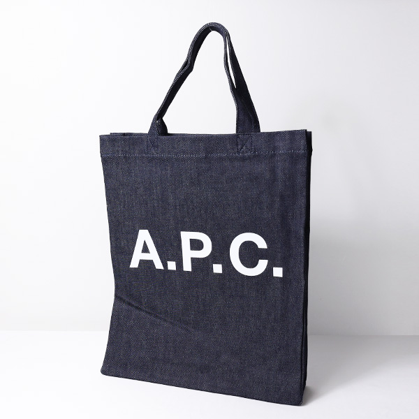 楽天市場】A.P.C. アーペーセー Logo Print Denim Tote Bag トート