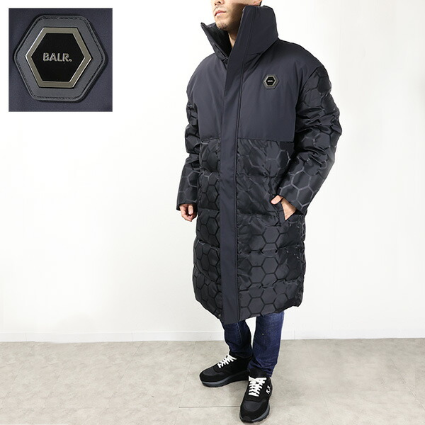 楽天市場】BALR ボーラー Dante Jacquard Long Puffer B ダウンコート