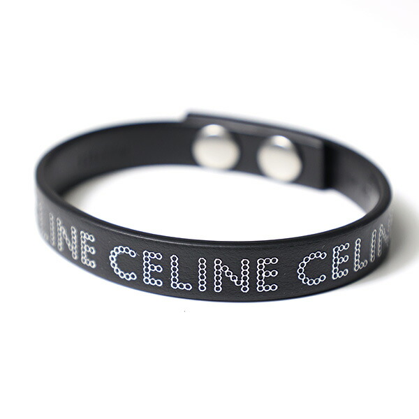 楽天市場】CELINE セリーヌ Monochroms Studs Bracelet ブレスレット