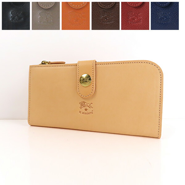 楽天市場】IL BISONTE イルビゾンテ LONG WALLET SCW011 PV0005 NA113B