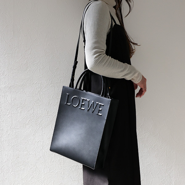 楽天市場】LOEWE ロエベ STANDARD A4 TOTE BAG トートバッグ ロゴ 本革