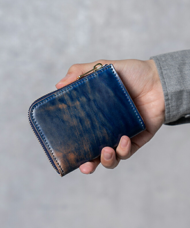 楽天市場】REACT リアクト CORDVAN L-FASTENER COMPACT WALLET コード