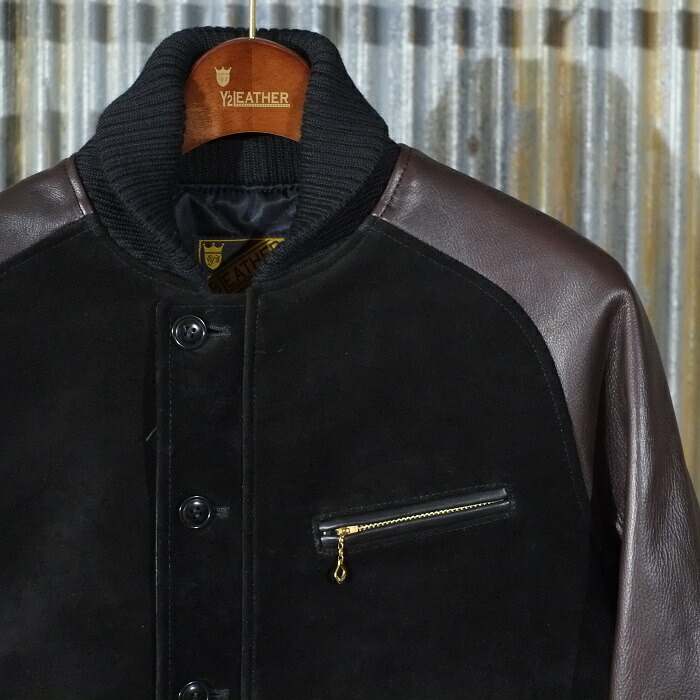 楽天市場】Y'2 LEATHER ワイツーレザー【TB-136】【STEER SUEDE×STEER