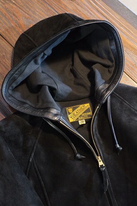 楽天市場】Y'2 LEATHER ワイツーレザー【TB-152】【STEER.SUEDE HOODED