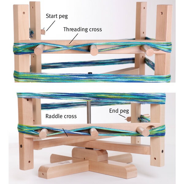 楽天市場】アシュフォード・回転式整経台【卓上 手織り 織り機 織機