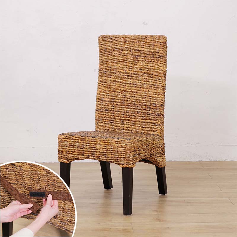 楽天市場】バナナリーフ 天然木 バリ ダイニングチェア C404ATY