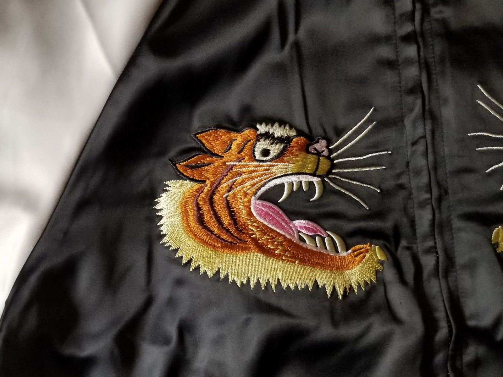 楽天市場】＃417 Satin スカジャン ”虎” : ラピーヌ ロデオアンクル