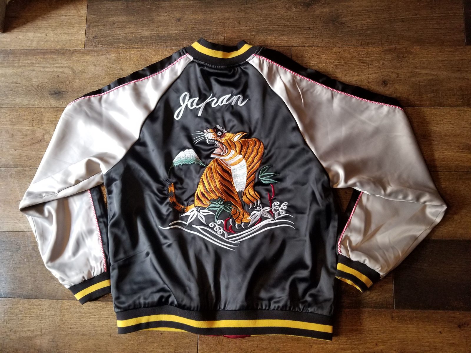 楽天市場】＃417 Satin スカジャン ”虎” : ラピーヌ ロデオアンクル