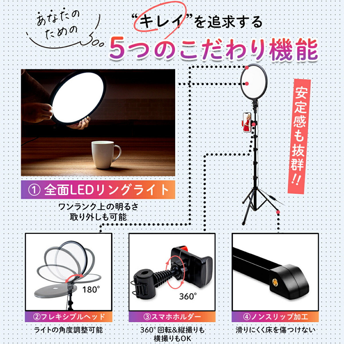 楽天市場】【期間限定P2倍】【楽天ランキング1位】 全面LED