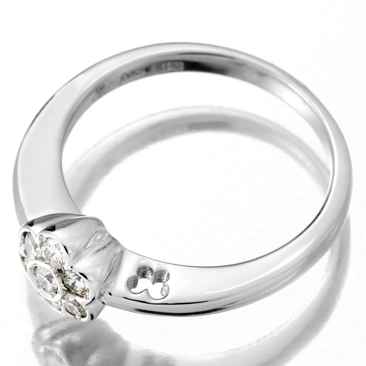 楽天市場】ポンテヴェキオ フラワーモチーフ リング 指輪 ダイヤモンド