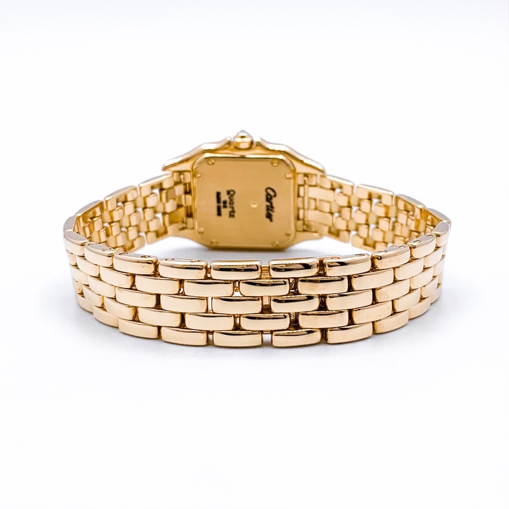 楽天市場】【仕上済】カルティエ パンテール SM K18YG ホワイトシェル