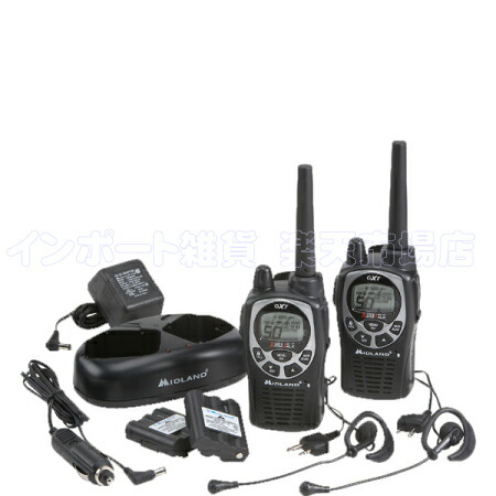 楽天市場】MIDLAND ミッドランド GXT1000VP4 2台 トランシーバー 無線