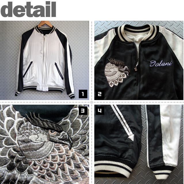 楽天市場】(イオラニ) 居楽仁 鷹柄限定品スカジャン (SKA:JACKET