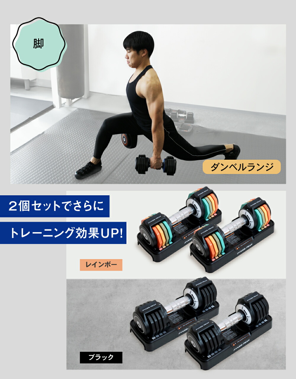 楽天市場】ダンベル 可変式 5kg 2個セット 4kg 3kg 2kg 1kg 筋トレ 家