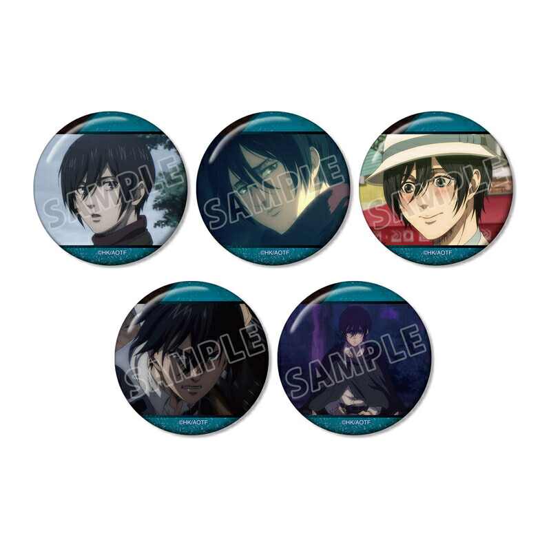 楽天市場】進撃の巨人 ミカサ 場面写缶バッジ5個セット Vol.2 アルマ