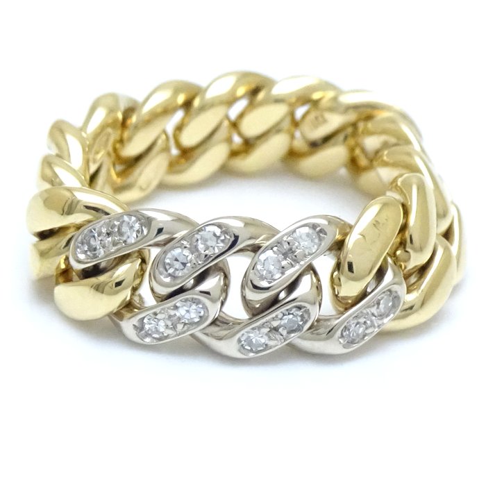 楽天市場】Pomellato ポメラート ダイヤモンド チェーン リング 指輪