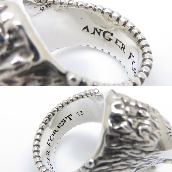 楽天市場】GUCCI グッチ リング ANGER FOREST イーグルヘッド SV925