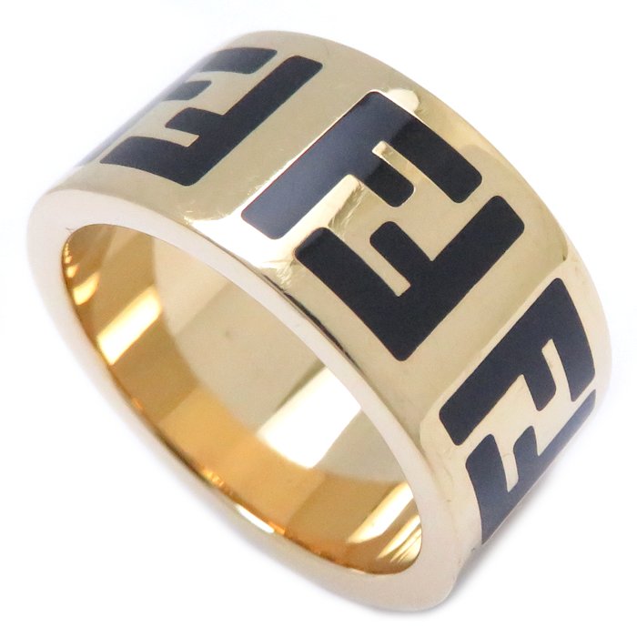 楽天市場】FENDI フェンディ リング FFロゴ リング サイズM 14号